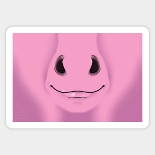 Pink Horse Face Sticker